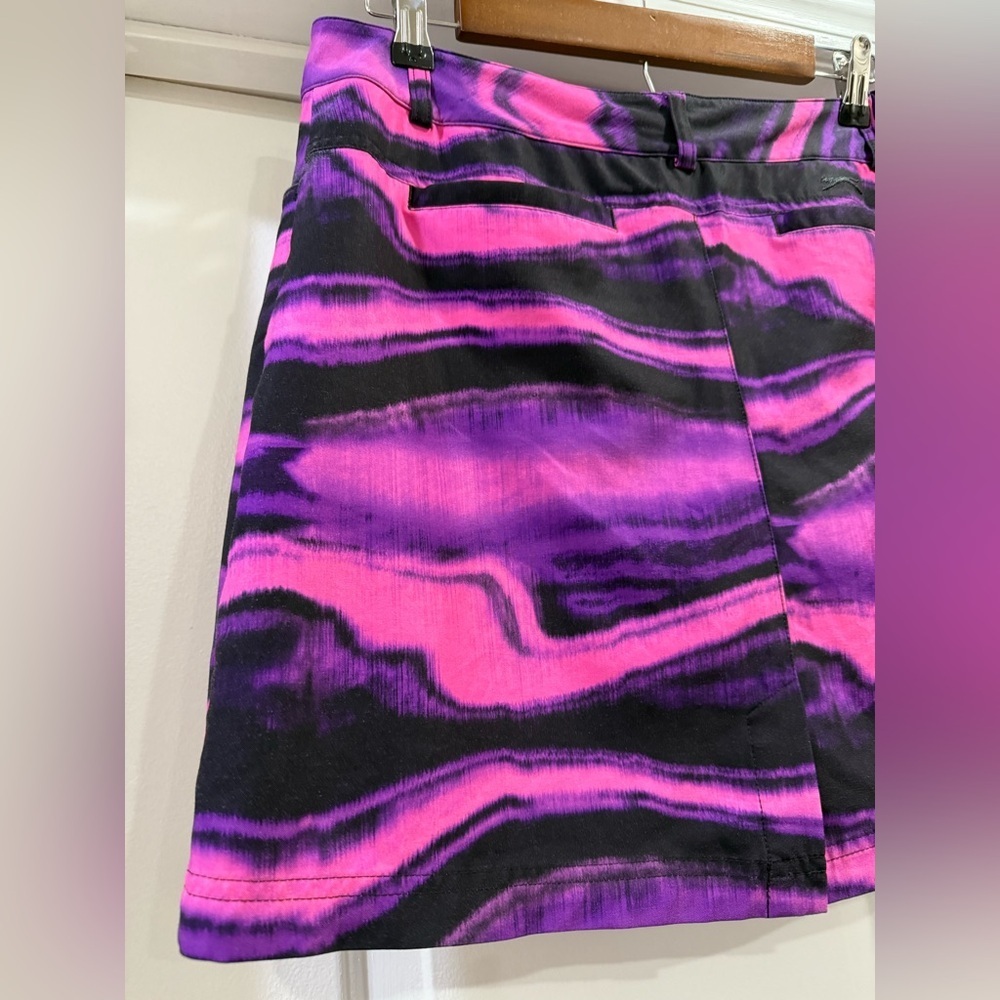 Slazenger Pink and Purple Golf Skort Size 6 - Picture 5 of 14